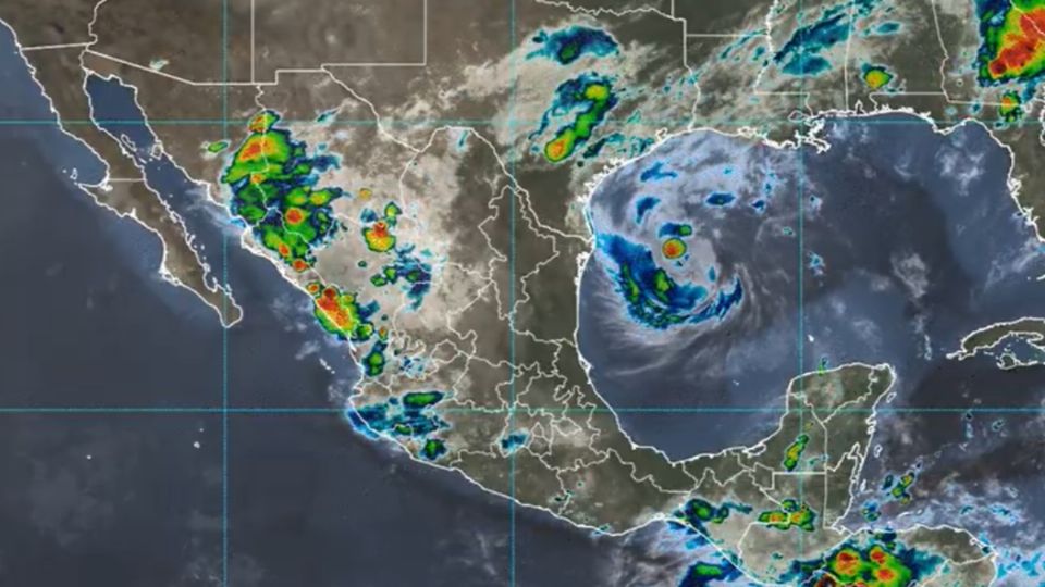 El SMN había previsto que el ciclón, ahora degradado a tormenta tropical, tocaría tierra en Tamaulipas, pero su trayectoria se desvió hacia Texas.