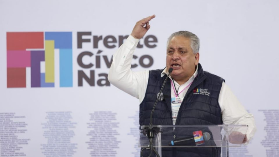Guadalupe Acosta Naranjo, vocero del Frente Cívico Nacional.