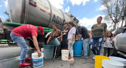 Cierres vehiculares en Tacubaya por desabasto de agua en domicilios