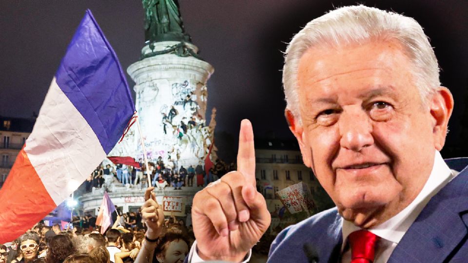 AMLO dijo que los resultados 'le daban mucho gusto por Europa, que ya estaba muy empolvada'.