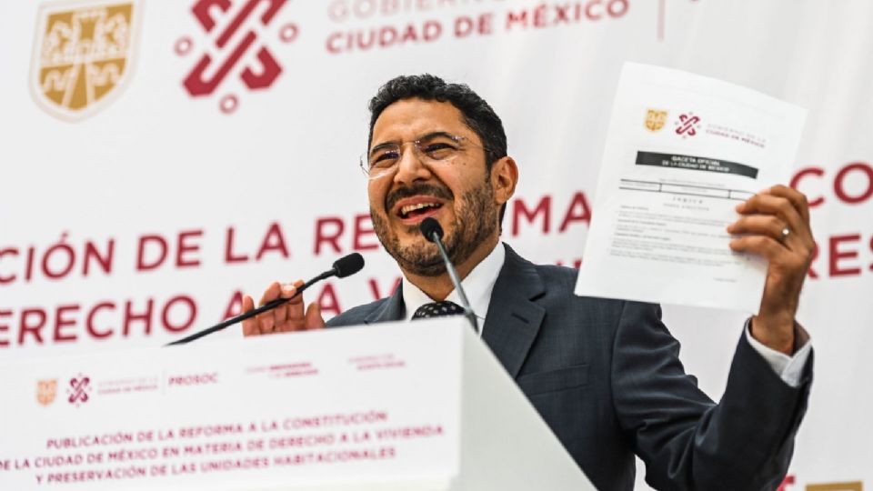 Martí Batres, jefe de Gobierno de la CDMX.