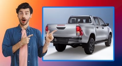 Esta pickup de Toyota la puedes obtener con un enganche menor de 50 mil pesos