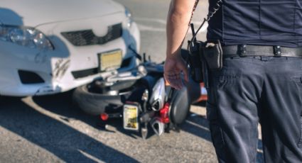 Motociclista muere al chocar contra camioneta en Guadalupe