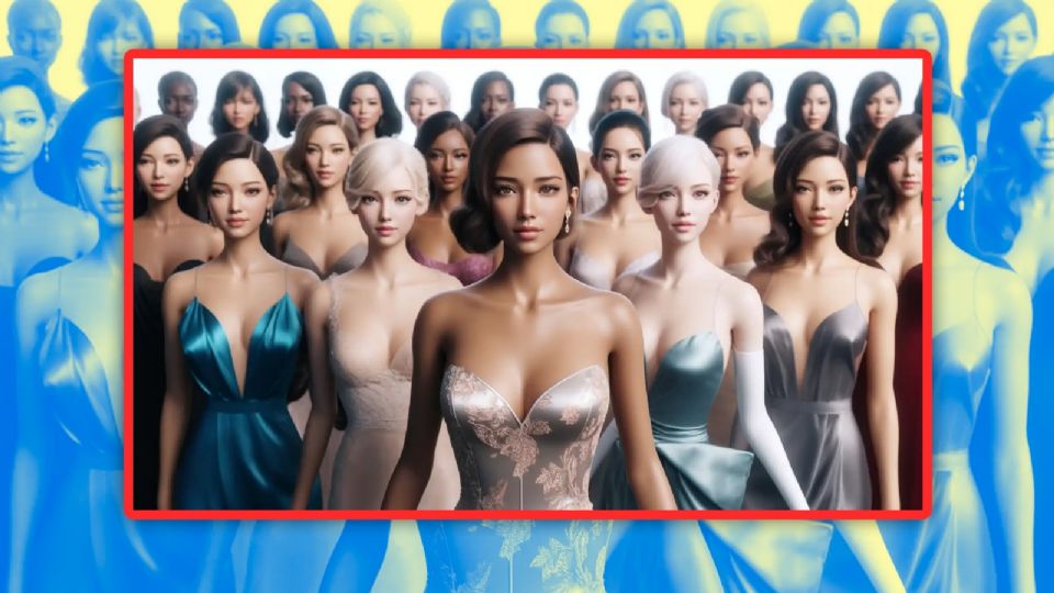 Un concurso de belleza generada con Inteligencia Artificial.