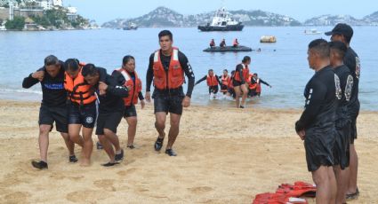 Personal Naval concluye el Quinto Curso de Primera Respuesta ante Desastres en Acapulco, Guerrero