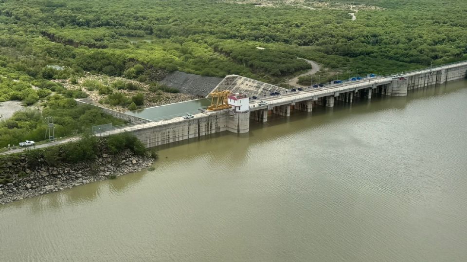 A pesar del trasvase de la presa El Cuchillo, los niveles de almacenamiento del embalse de Nuevo León se siguen incrementando gracias a los escurrimientos naturales que sigue captando.