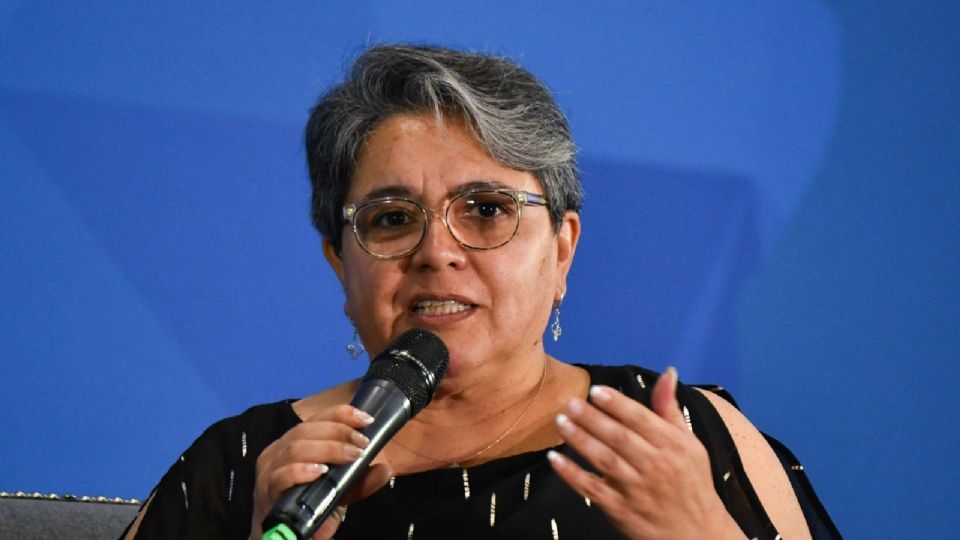 Fotografía de archivo: Raquel Buenrostro, secretaria de Economía, durante su participación en el encuentro'México 2024–2030: Consolidando el Potencial Económico.