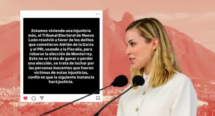 ‘Estamos viviendo una injusticia’, dice Mariana Rodríguez sobre fallo de TEE