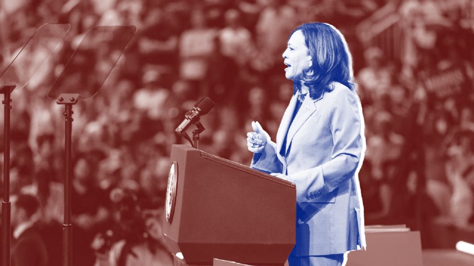 Kamala Harris se abre paso en las encuestas nacionales.