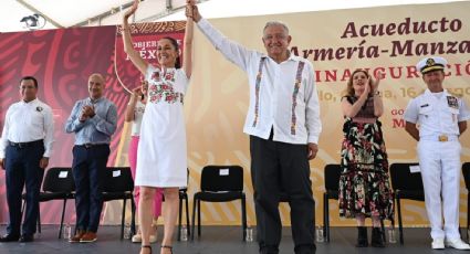 Inaugura AMLO acueducto Armería-Manzanillo, en Colima