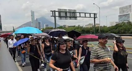 Protestan empleados del Poder Judicial, se suman a paro nacional contra la reforma