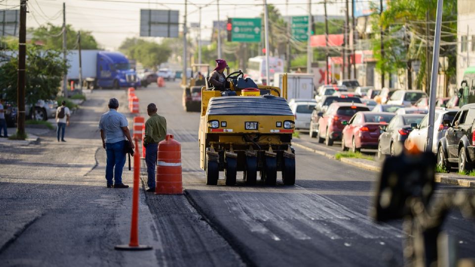 
Inicia Escobedo rehabilitación de avenida Monte Horeb
