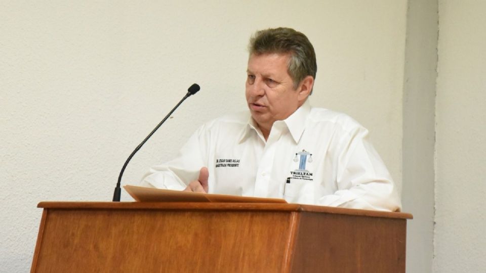 Edgar Danés Rojas, presidente del Tribunal Electoral de Tamaulipas.