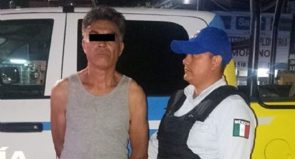 Detienen a hombre a bordo de taxi robado en el centro de Monterrey