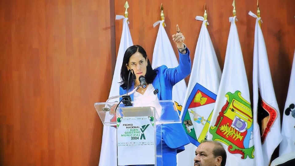 Lía Limón felicitó a los ganadores Premio Nacional al Buen Gobierno Municipal 2024.