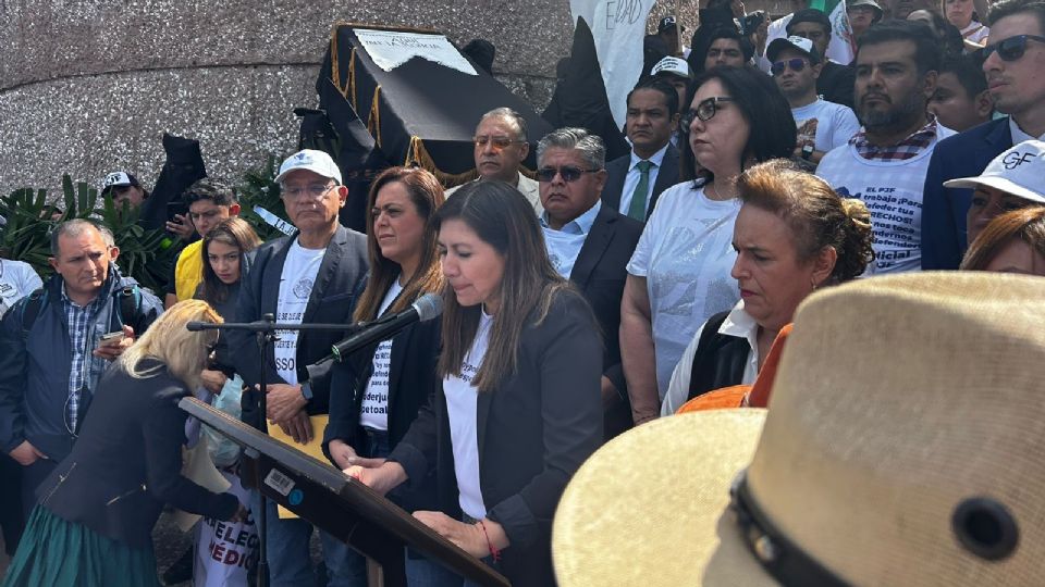 Continúa el paro de labores en el Poder Judicial.