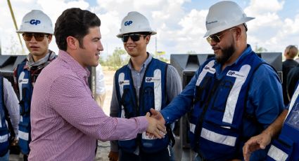 Samuel García supervisa terrenos para nueva planta de Volvo en Ciénega de Flores