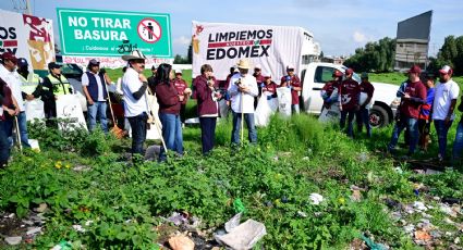 Arranca Delfina Gómez jornada de limpieza en Edomex; beneficiará a los 125 municipios de la entidad