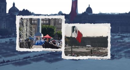 Colectivos en busca de personas desaparecidas quedan al pie del asta bandera del Zócalo