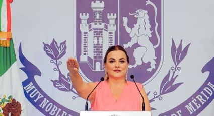 Cecilia Patrón asume la presidencia municipal de Mérida: 'Mi compromiso es cuidar de ustedes'