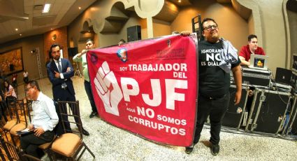 ‘¡Reforma judicial, fracaso nacional!’, reclaman trabajadores del Poder Judicial