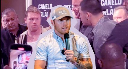 Canelo Álvarez amenaza fuertemente a Berlanga en conferencia de prensa: VIDEO