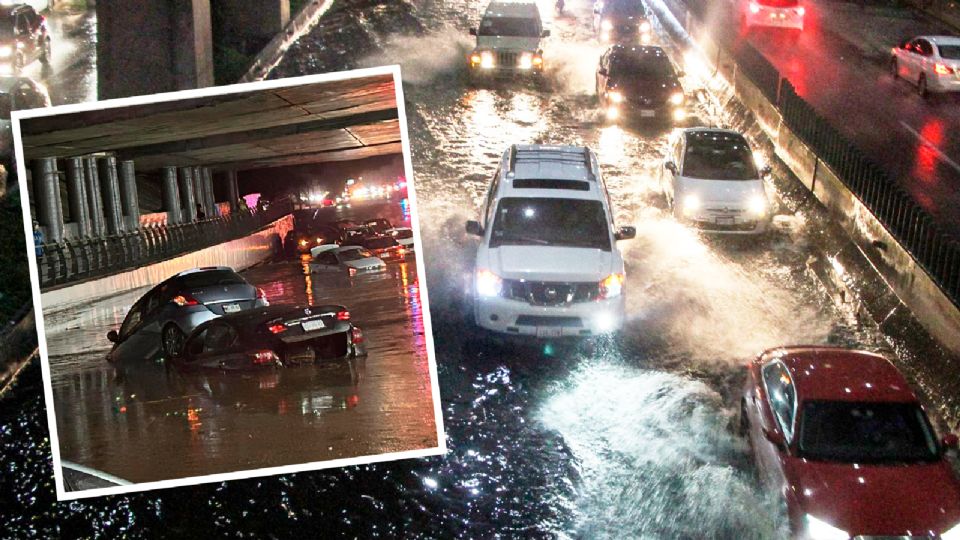 En algunas zonas, el agua alcanzó los dos metros de altura.