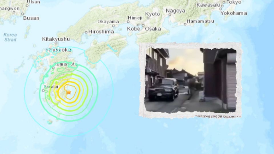 El sismo provocó al menos dos heridos.