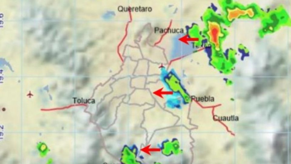 Pronostican fuertes lluvias para la Ciudad de México