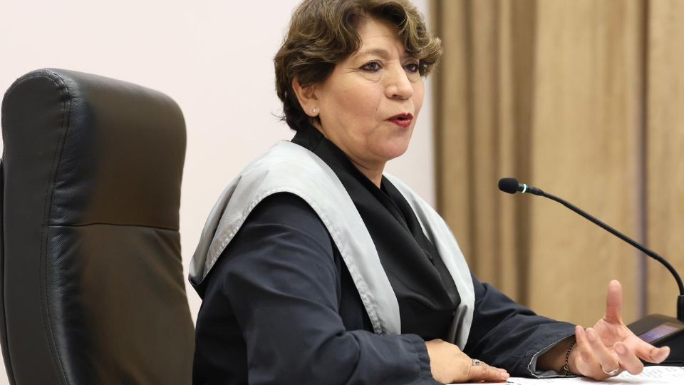 Delfina Gómez, gobernadora del Estado de México.