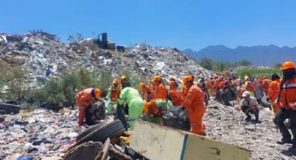 Avanza limpieza del Río Pesquería; retiran 22 mil toneladas de basura