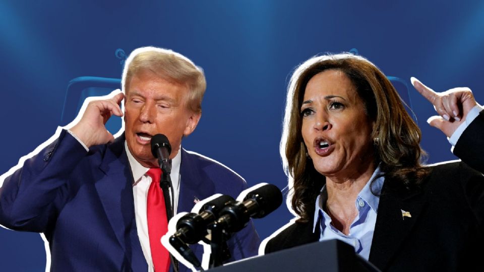 Kamala Harris gana preferencias en el voto latino frente a Trump.