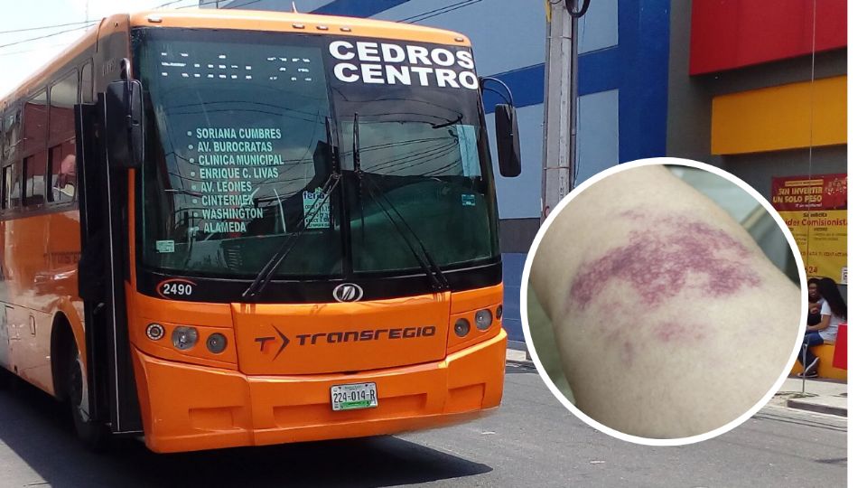 Denuncian a ruta 23 por accidente en Monterrey: 'Estoy cansado que nos maltraten en estos camiones'