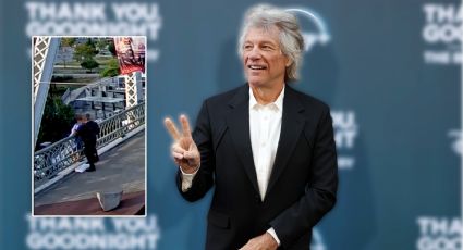 ¡Héroe! Bon Jovi logra convencer a una mujer de no saltar de un puente: VIDEO