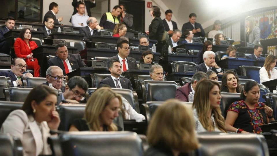 Congresistas del PAN hicieron un pronunciamiento conjunto desde la sede del Senado.