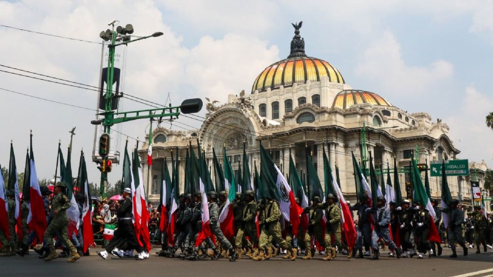 Este lunes se llevó a cabo el Desfile Militar por aniversario de la Independencia de México.