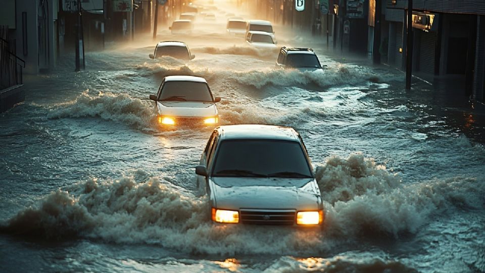 Si tu vehículo se queda atrapado en una inundación, lo primero es mantener la calma.