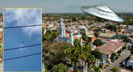 Usuarios captan extraña figura en cielo de Jalisco, aseguran que es un ovni | VIDEO