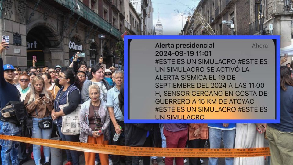 Durante el Simulacro Nacional 2024 se presentaron fallas en el sistema de alerta vía SMS