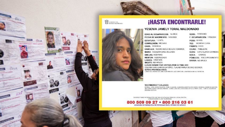 Desaparece Yesenia Jamely Toral Maldonado en la CDMX