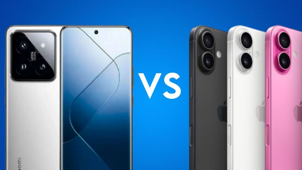 Características del iPhone 16 y Xiaomi 14 Pro