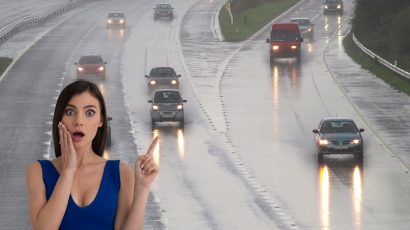 Las lluvias trastocaron por completo la vialidad en diferentes puntos