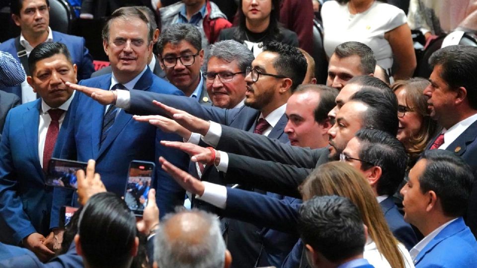 Jesús Emiliano Álvarez López, Miguel Ángel Guevara Rodríguez, Guillermo Treviño Martínez, Enrique Vázquez Navarro y Fidel Daniel Chimal García, rinden protesta de ley cómo diputados suplentes durante la primera sesión de la LXVI Legislatura.