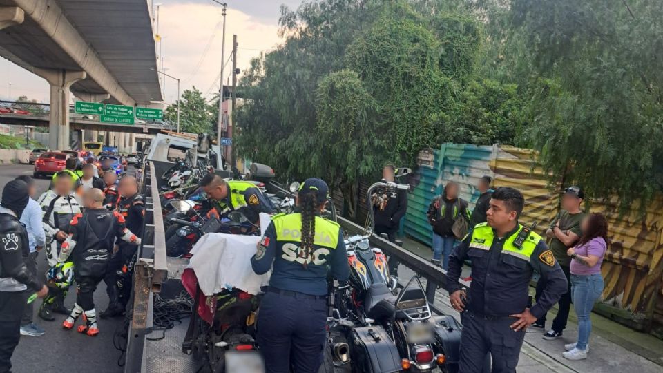 se revisa que cumplan las medidas de seguridad necesarias para la conducción de una motocicleta.