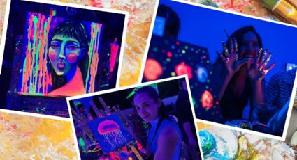 Conoce 'Neon Brush' el taller de pintura fluorescente en Monterrey