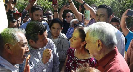 Claudia Sheinbaum y AMLO visitan Oaxaca por inauguración de Camino de Benito Juárez