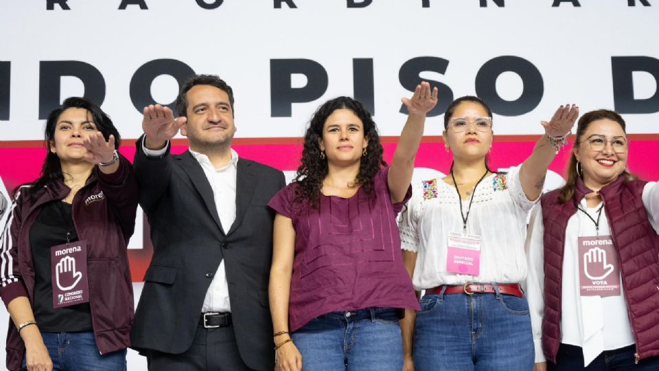 Toma de protesta de la nueva dirigencia nacional de Morena.