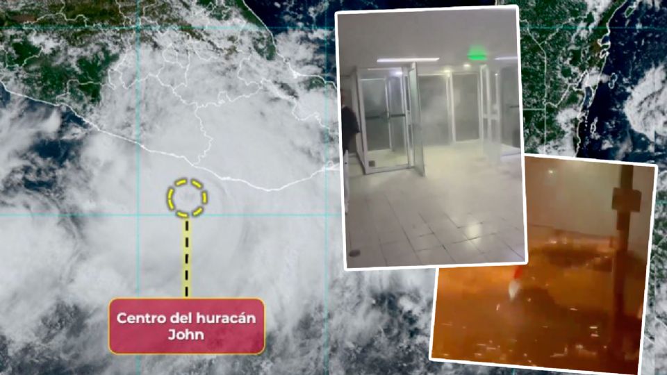 Huracán John: Las impresionantes fotos y videos de cómo impactó el fenómeno en Guerrero.