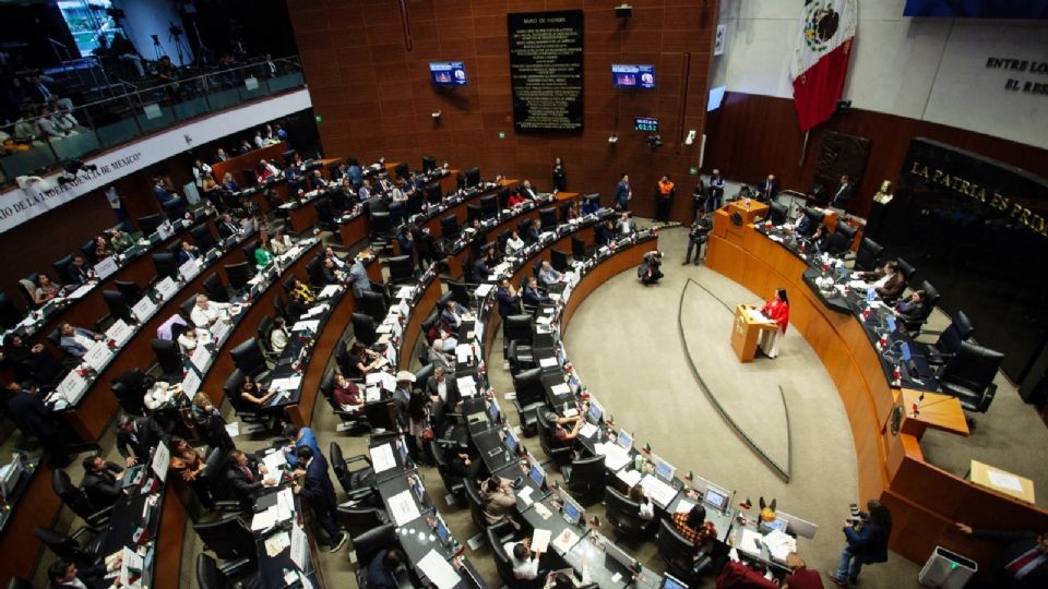 Sesión del Pleno del Senado de la República.