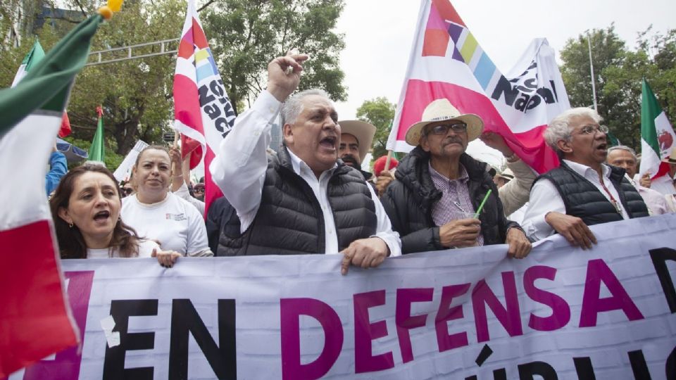 Guadalupe Acosta Naranjo, vocero del Frente Cívico Nacional.